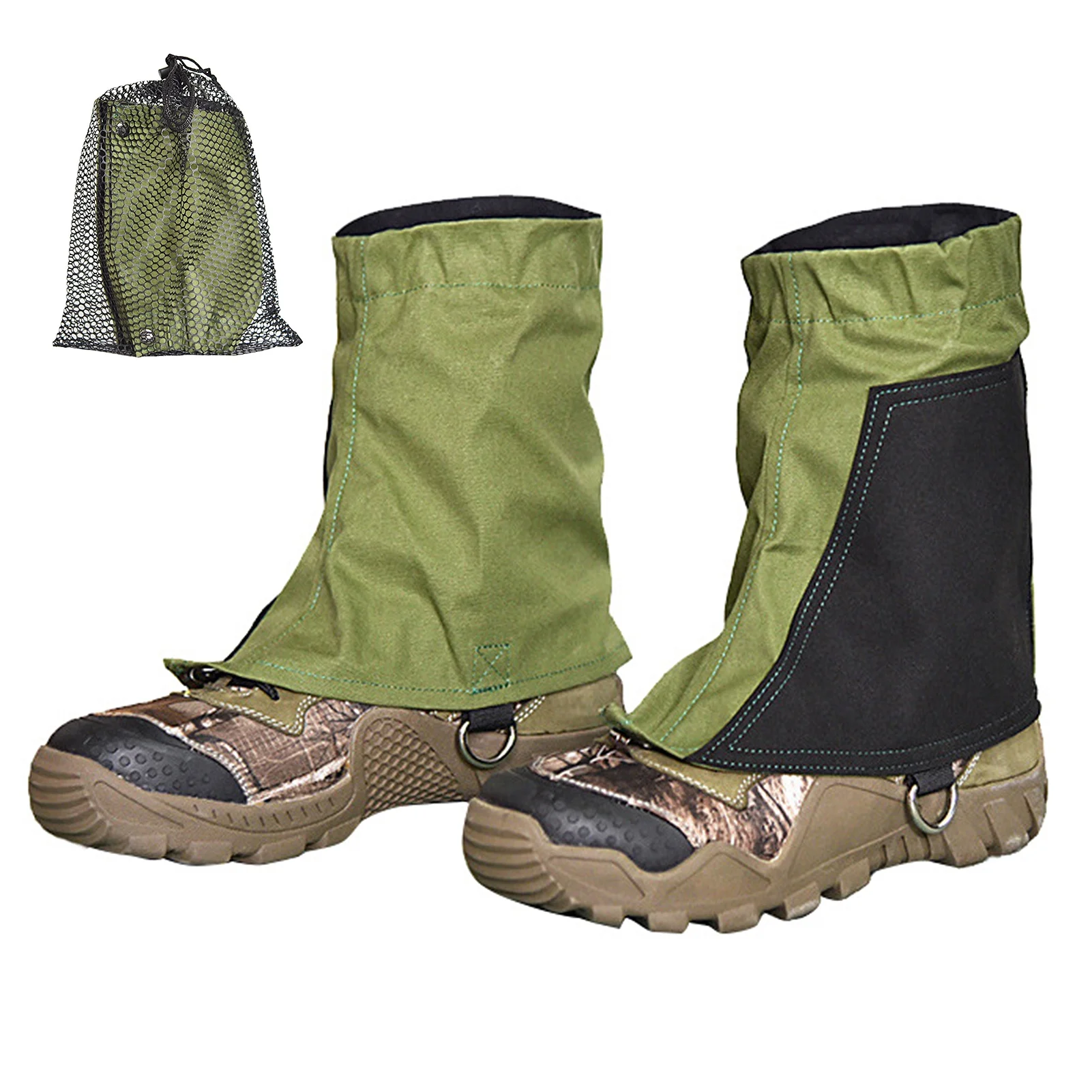 GoolRC Canvas Low Gaiters for Men and Women Hiking Climbing, Leg Wrappings for Enhanced Mobility