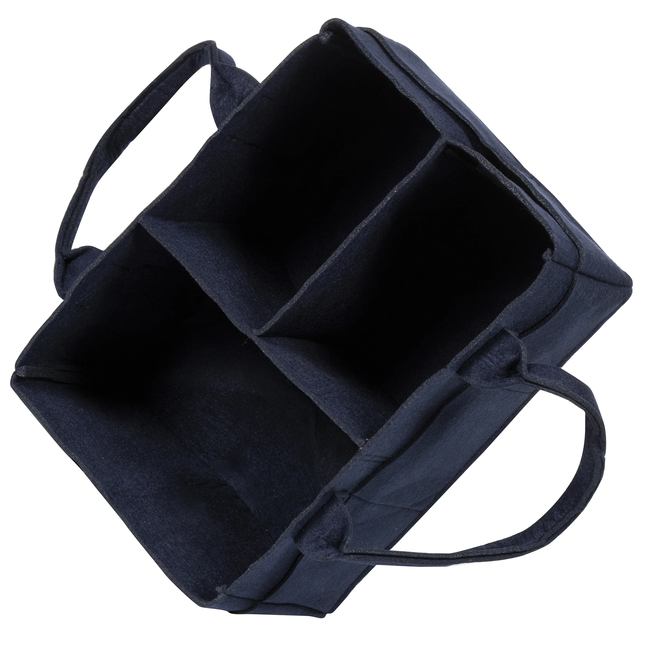 Sammy & Lou Navy Felt Diaper Caddy, Navy Blue, Infant, Unisex
