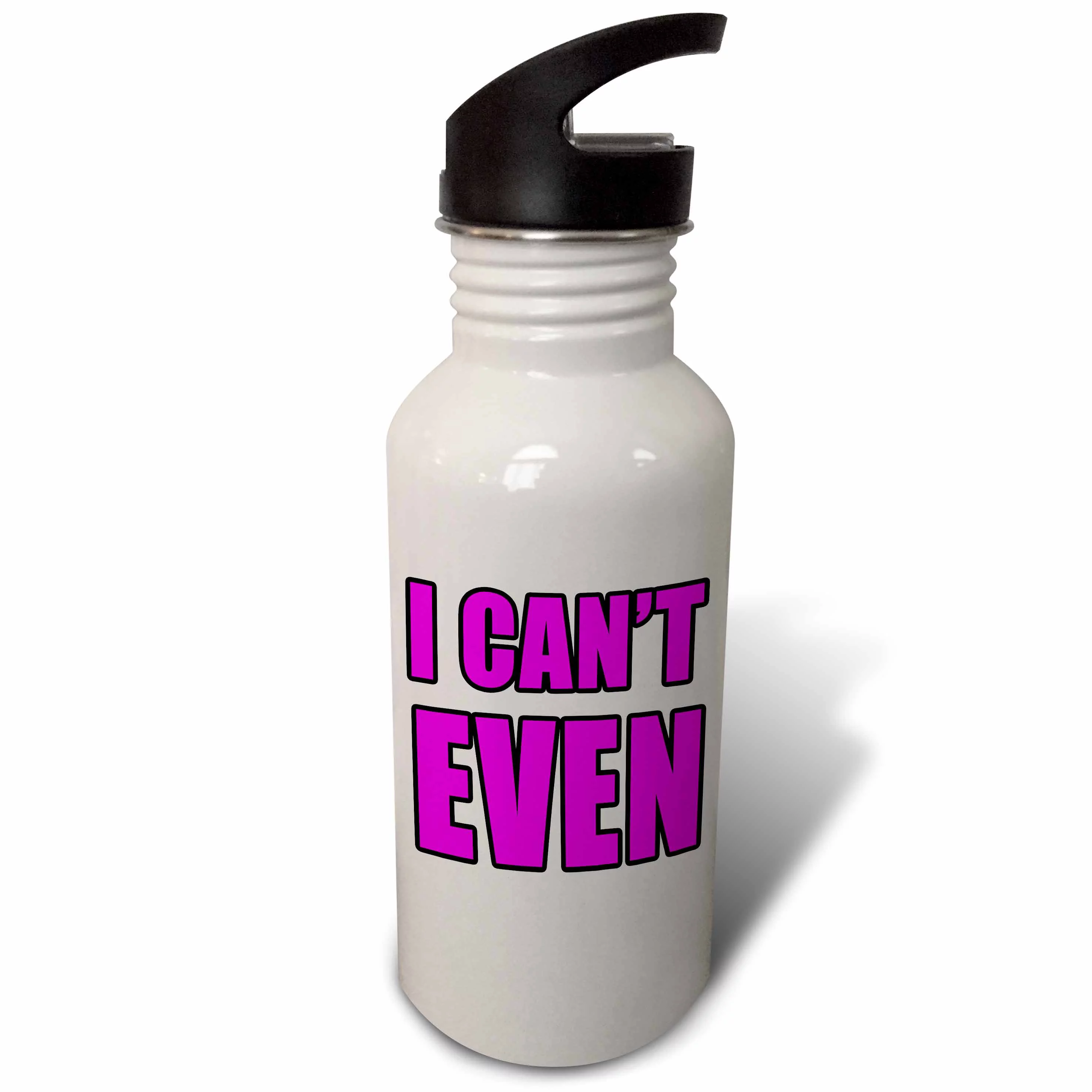 I Cant Even Pink 21 oz Sports Water Bottle wb-223801-1