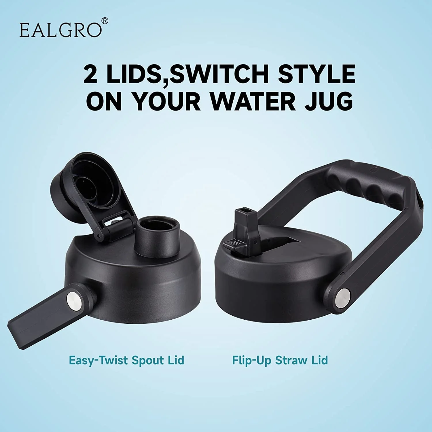 Gallon Insulated Water Bottle Jug with Straw, 128 oz Large Stainless Steel Sports Metal Water Canteen With Handle, Thermal Water Cup Mug with 2 Lids, Gradient Purple