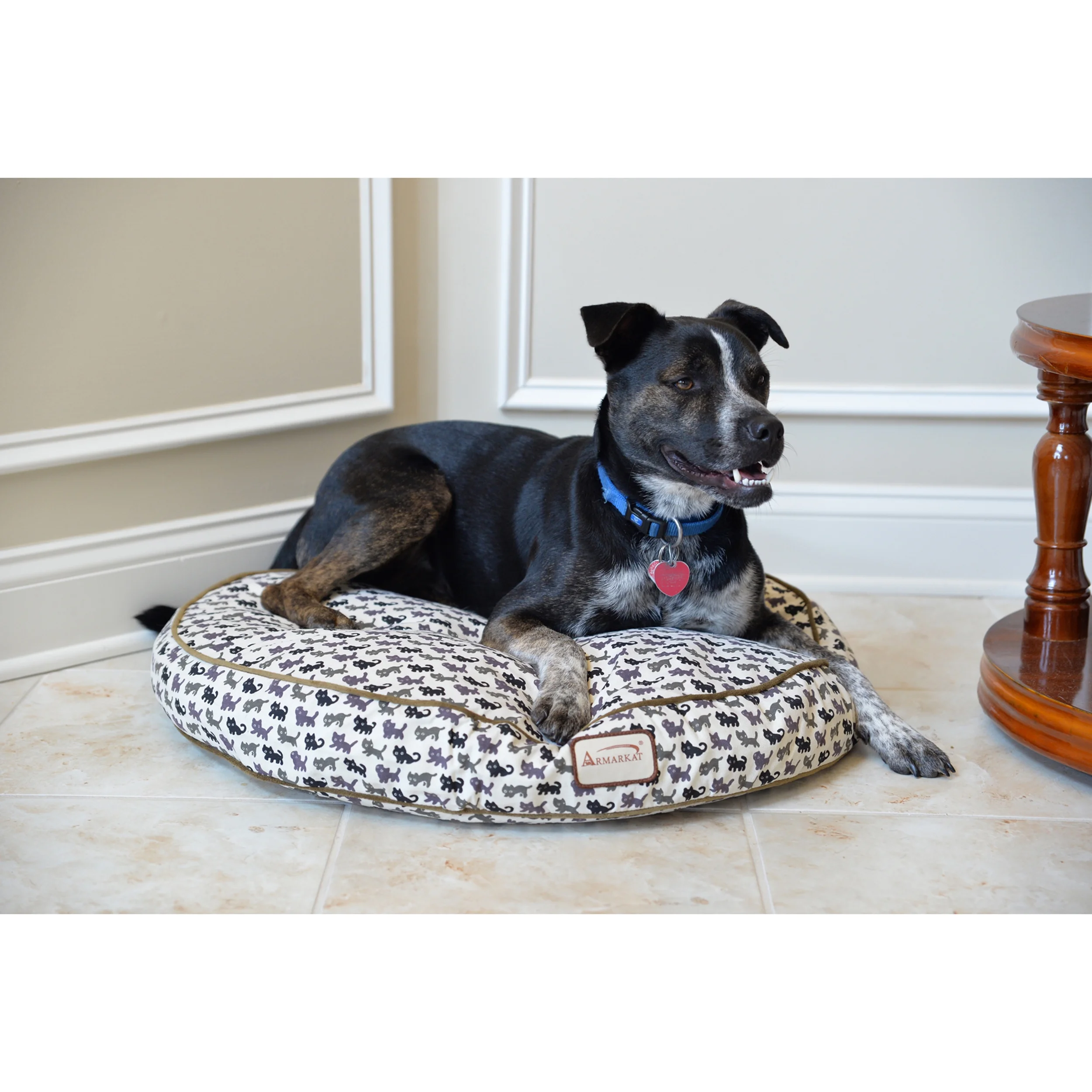 Armarkat Pet Bed Pad 24-Inch by 6-Inch Canvas Material, M07FXM