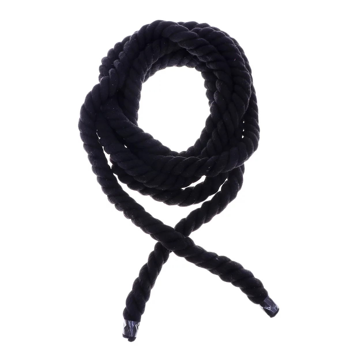 NUOLUX 4m Twine String Rope 20mm Cotton Thickened Craft String for DIY Decoration Clothing Packaging (Black)