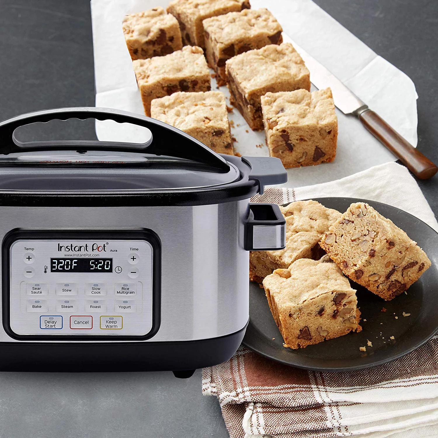 Instant Pot Aura Multi-Use Programmable Slow Cooker, 6 Quart, No Pressure Cooking Functionality