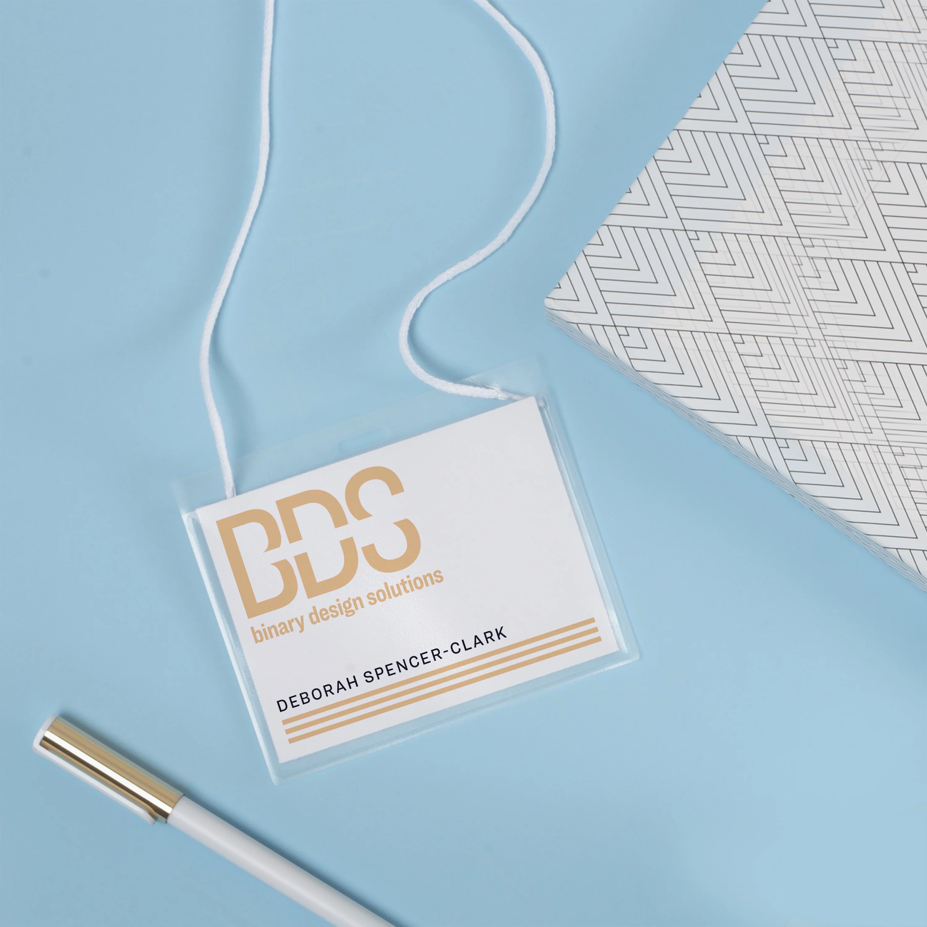 Avery Neck Hang Badge Holder w/Laser/Inkjet Insert Top Load 3h x 4w White 50/BX 74520