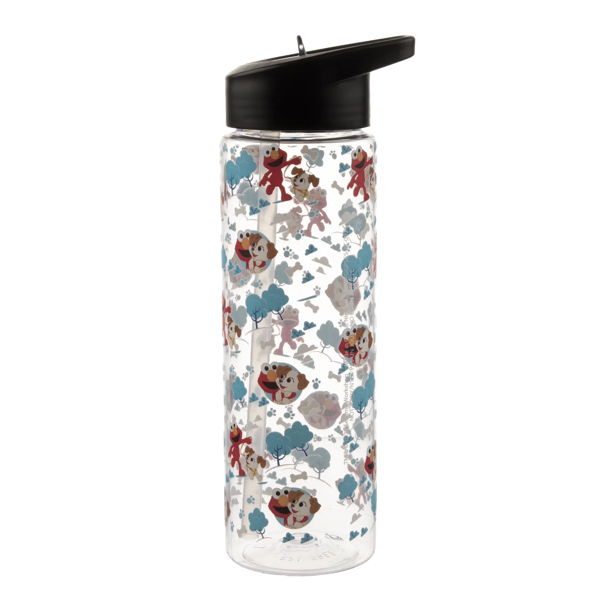 Sesame Street Elmo & Tango All Over Print Youth 24 Oz Plastic Water Bottle