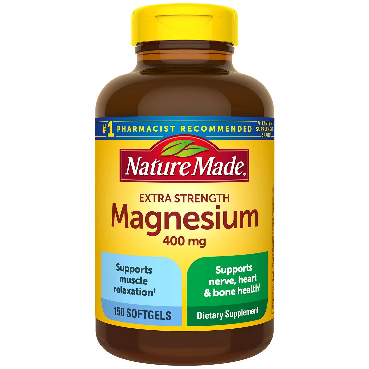 Product of Nature Made 400 mg High Potency Magnesium Liquid Softgels 150 Ct.