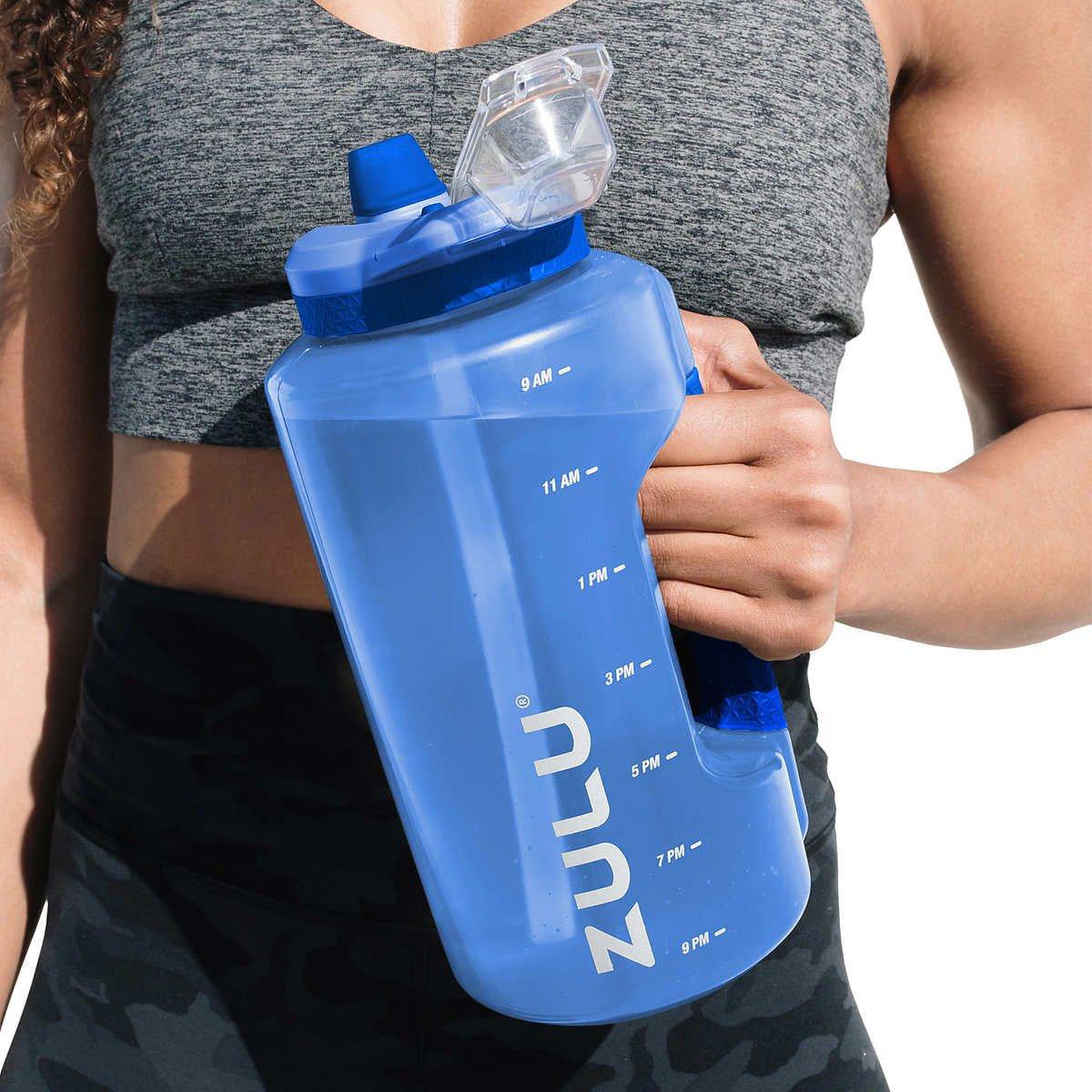 Zulu Goals 2 Half Gallon Water Bottles 1893 ml/64 oz.