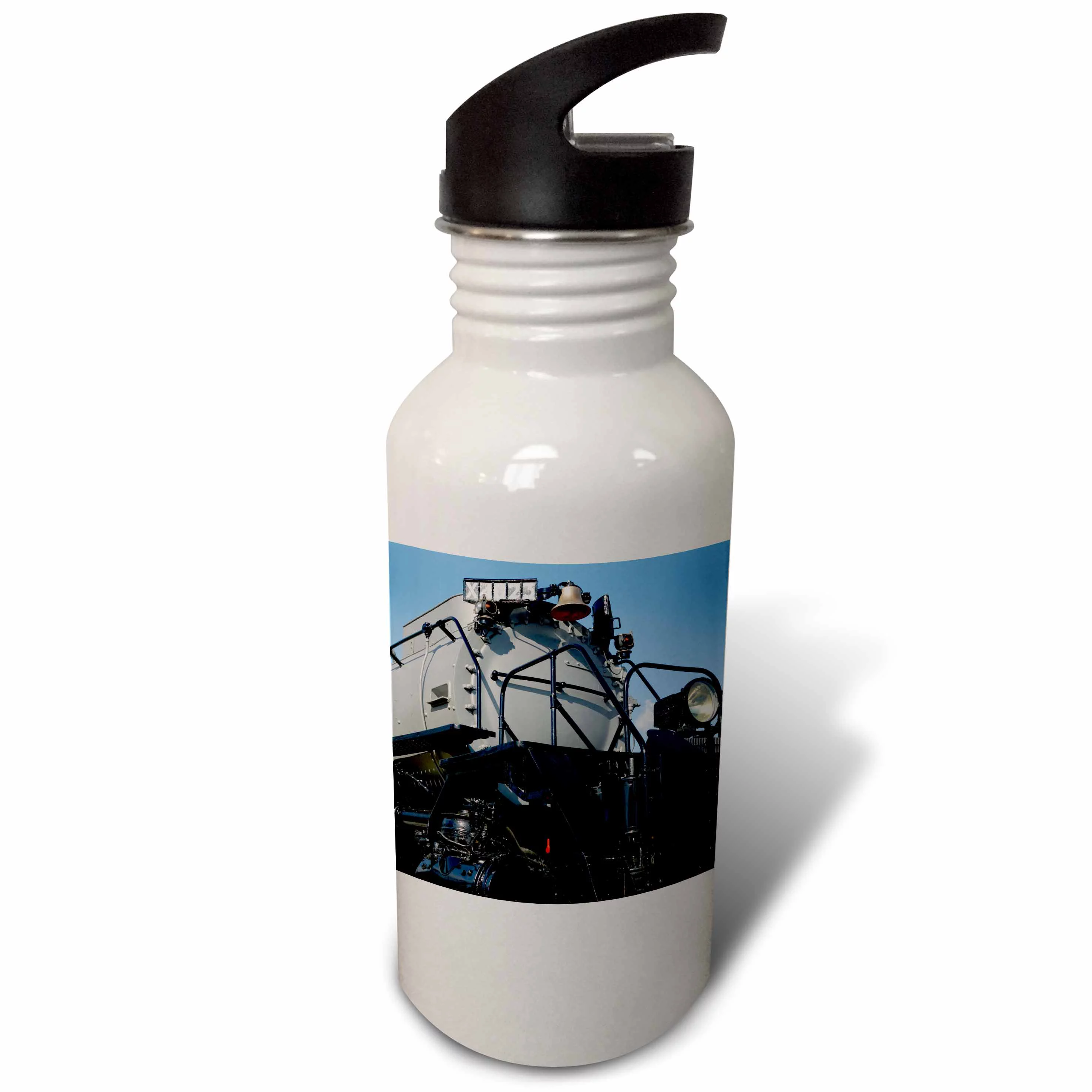 Union Pacific train, Kenefick Park, Omaha - US26 GHA0039 - Gayle Harper 21 oz Sports Water Bottle wb-91535-1
