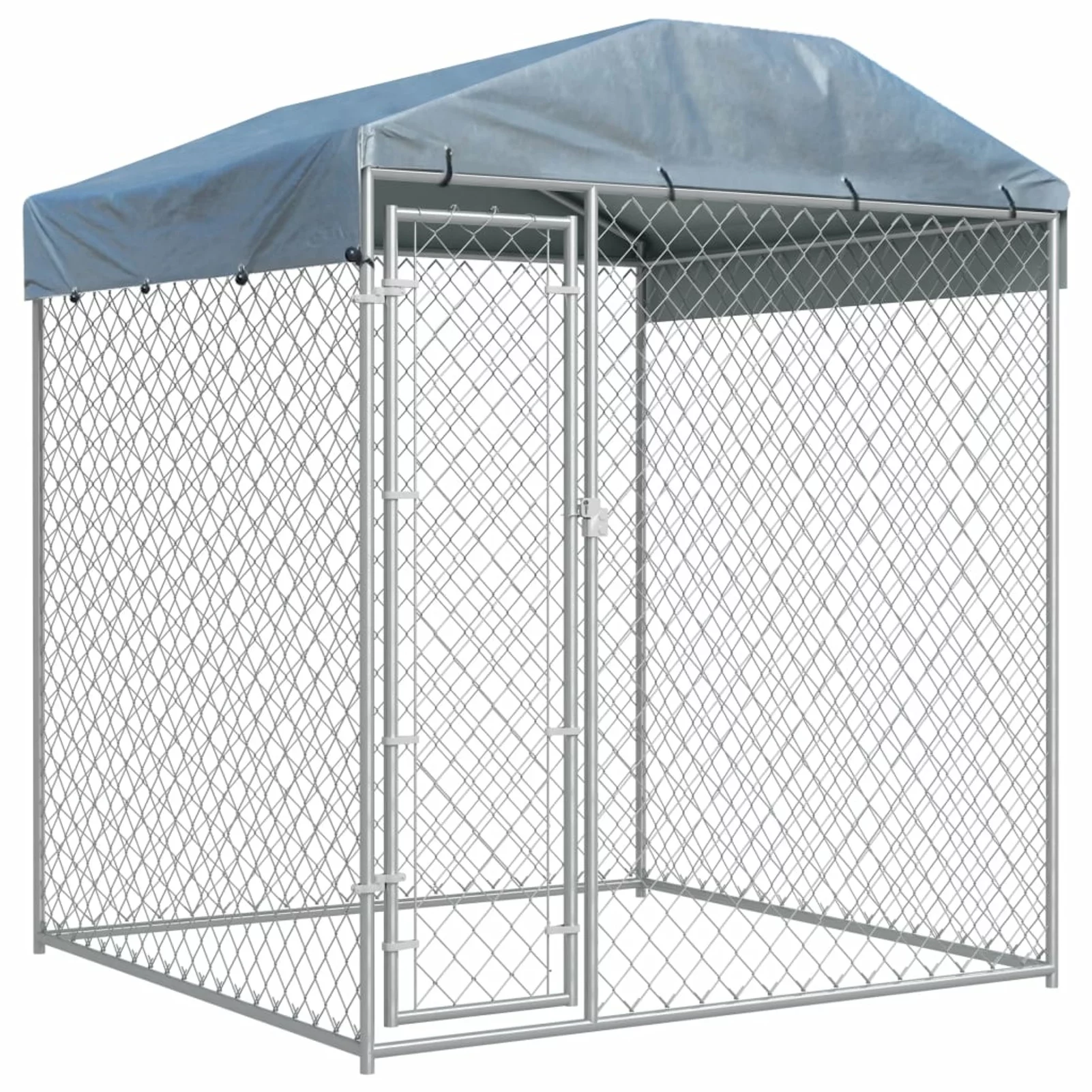Lixada Outdoor Dog Kennel with Canopy 78.7