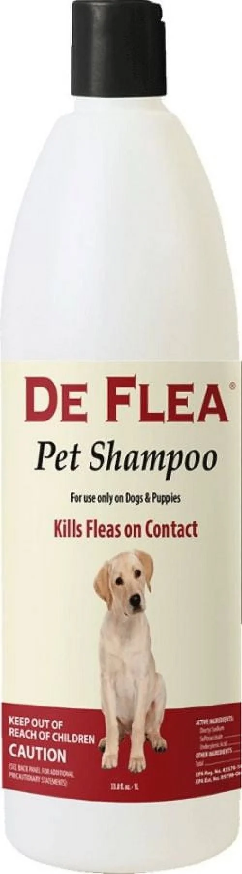 Miracle Care Miracle Care De Flea Pet Shampoo 33.8 oz Pack of 4