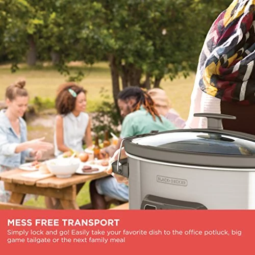 BLACK+DECKER 7-Quart Digital Slower Cooker