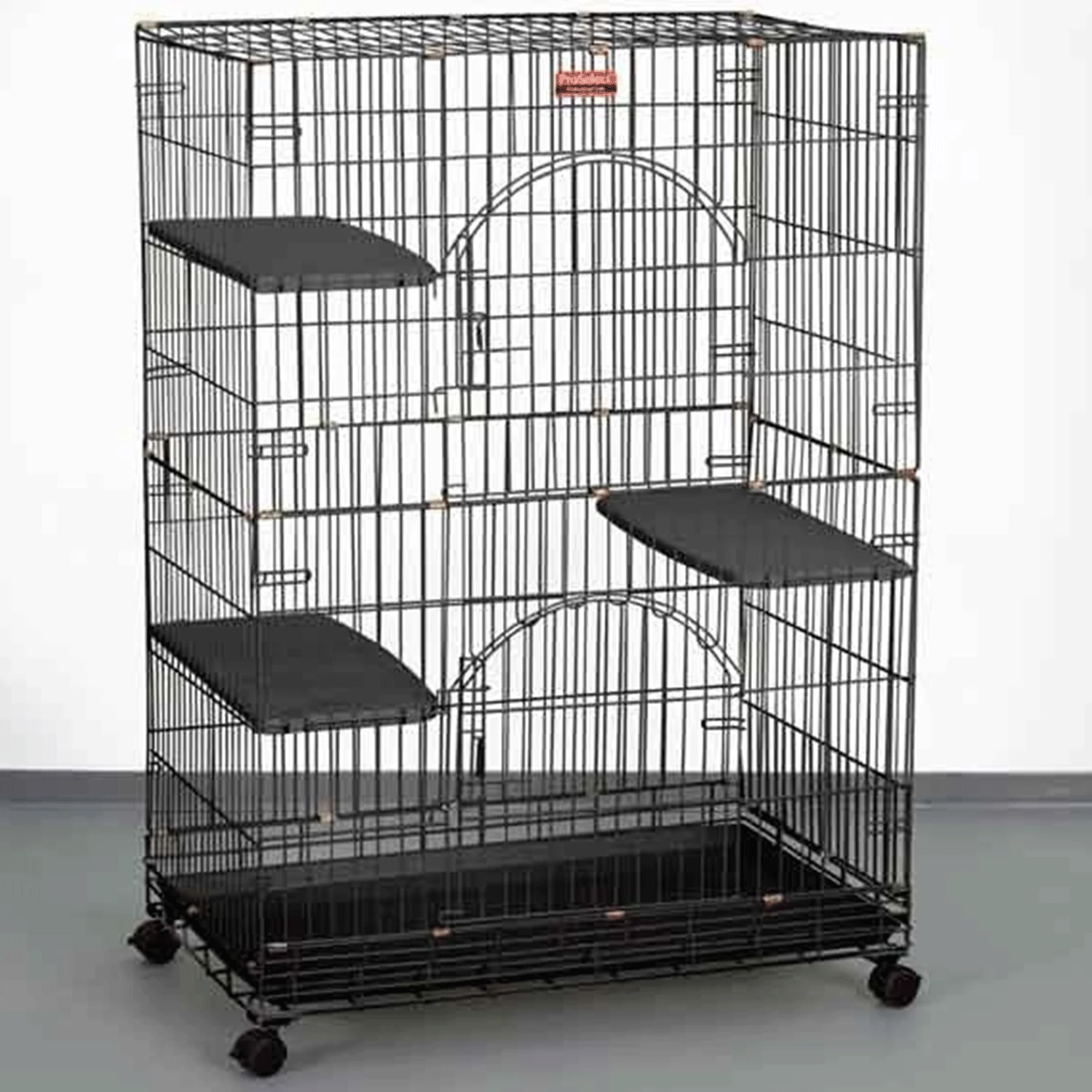 Proselect PS Foldable Cat Cage 35.5Lx24Wx48 Blk