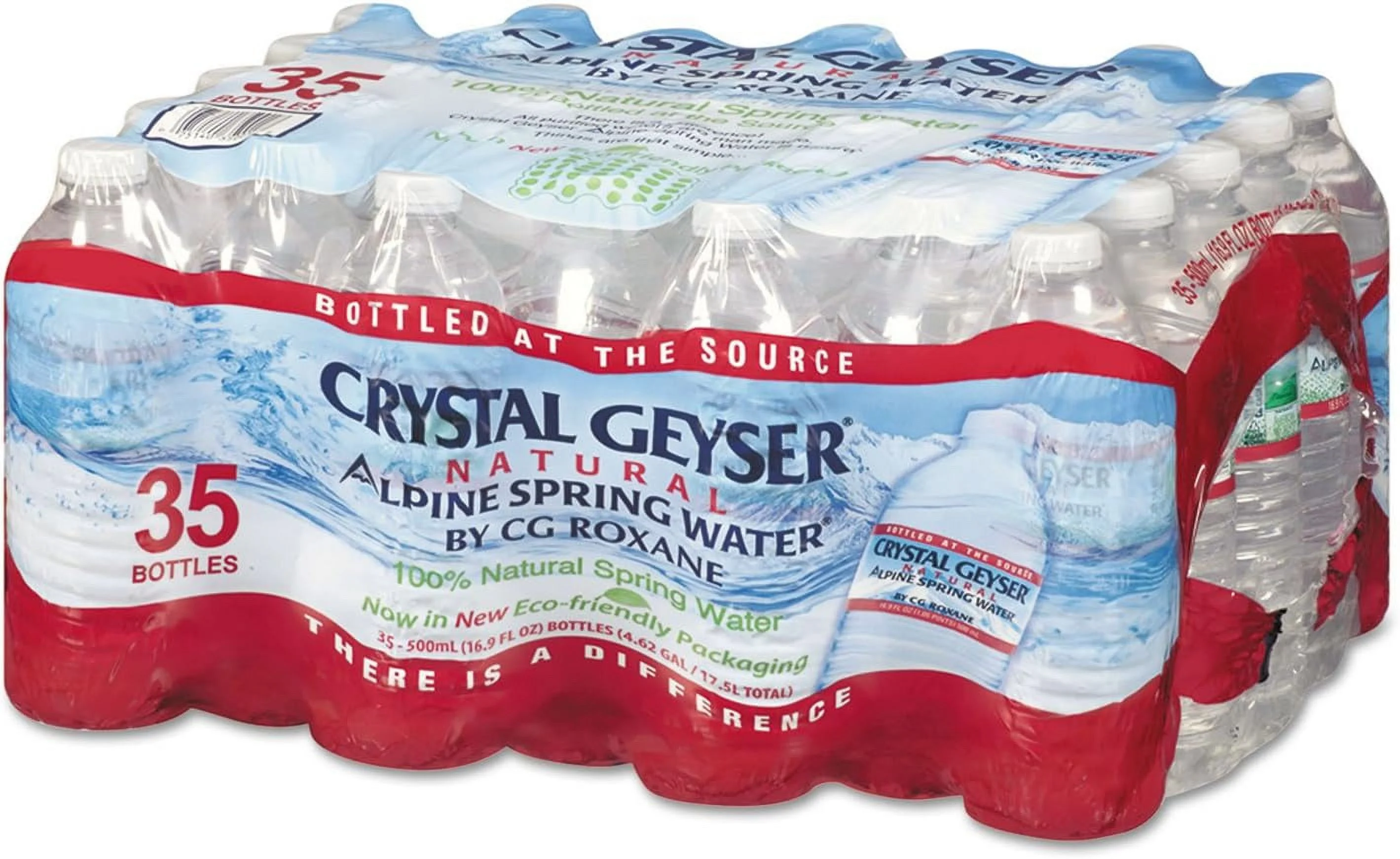 Natural Spring Water, 16.9 Ounce (35 Bottles), 591 Fl Oz