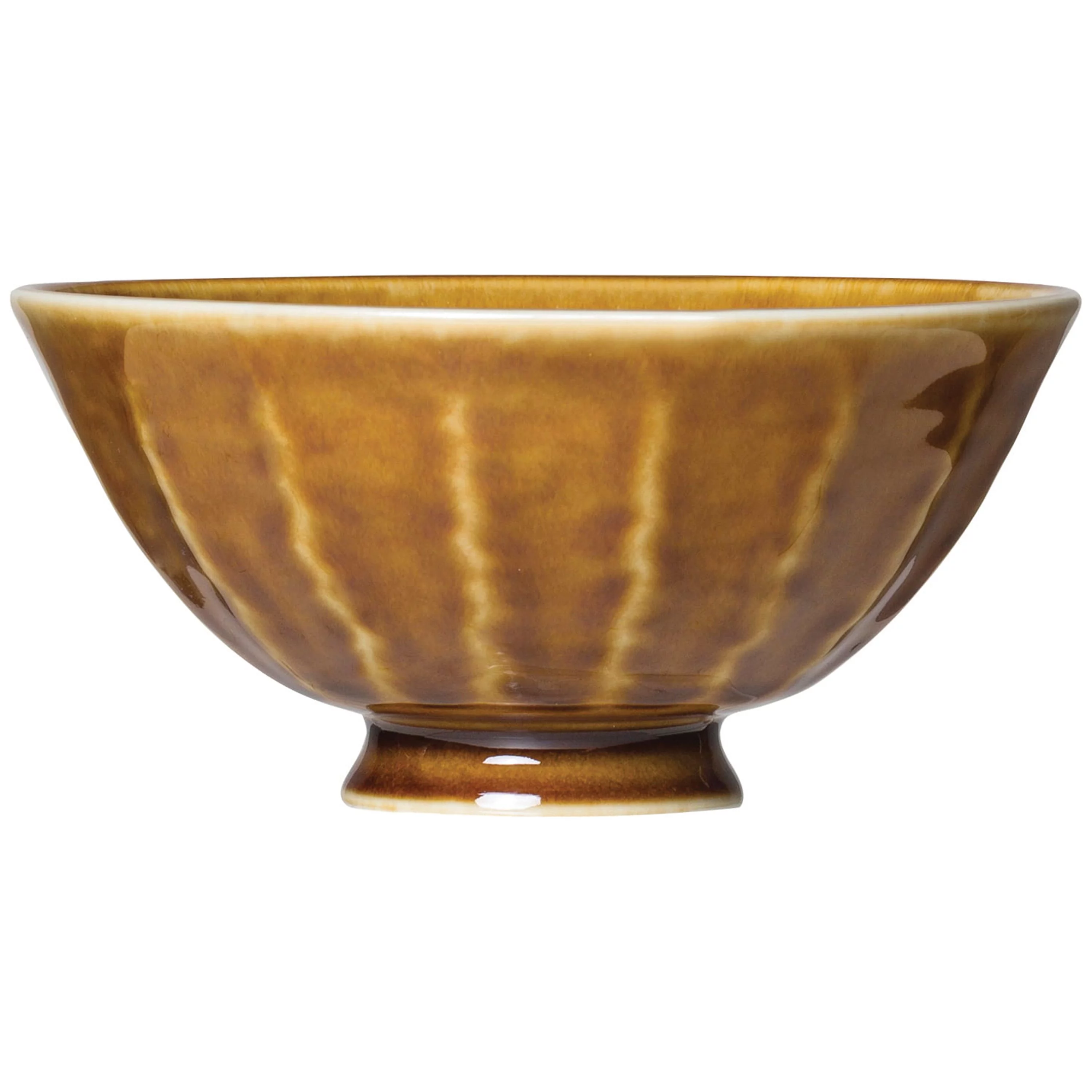 Desert Fields Small Brown Porcelain Bowl (Set of 6)