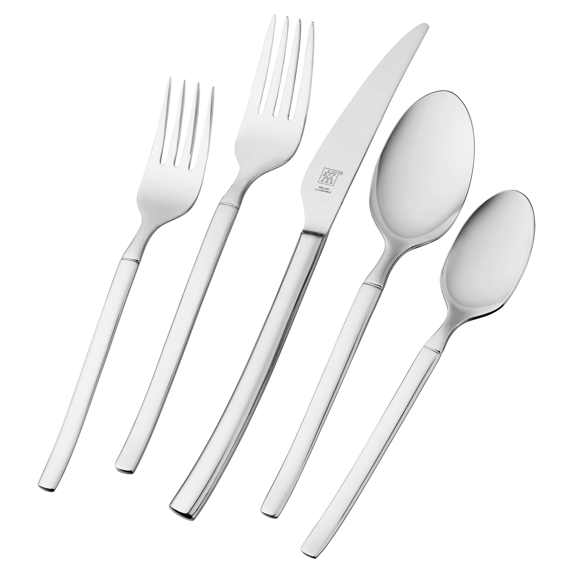 Generic Zwilling J.A. Henckels Opus 45-Piece 18/10 Stainless Steel Flatware Set