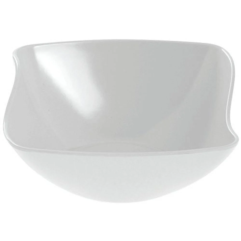 G.E.T. Square White Melamine Flared Bowl - 7