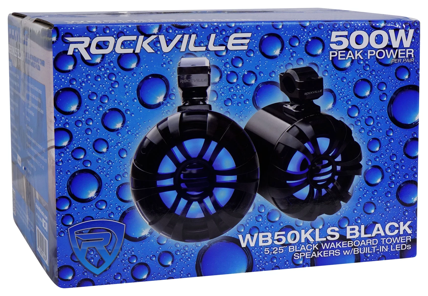 (4) Rockville WB50KLS BLACK 5.25