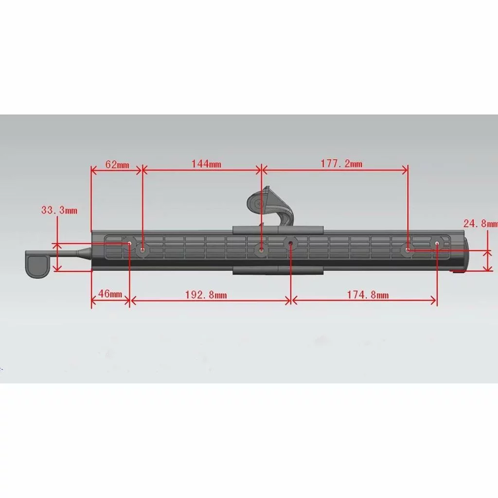 1 Pair of Adjustable Kayak Rudder Controls Footrest Footrests Footrests