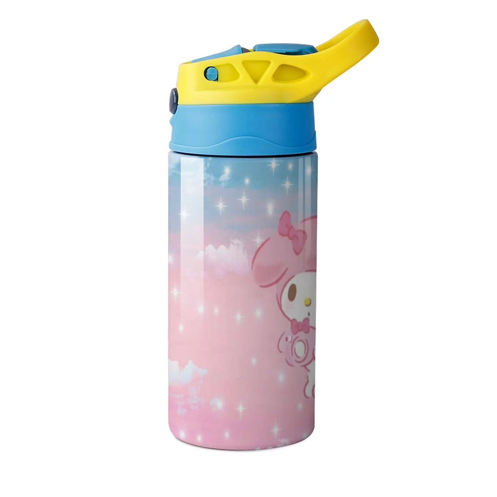 My Melody Kawaii Children's Water Bottle Vacuum Insulated Stainless Steel Cup With Straw Toddler Thermoses