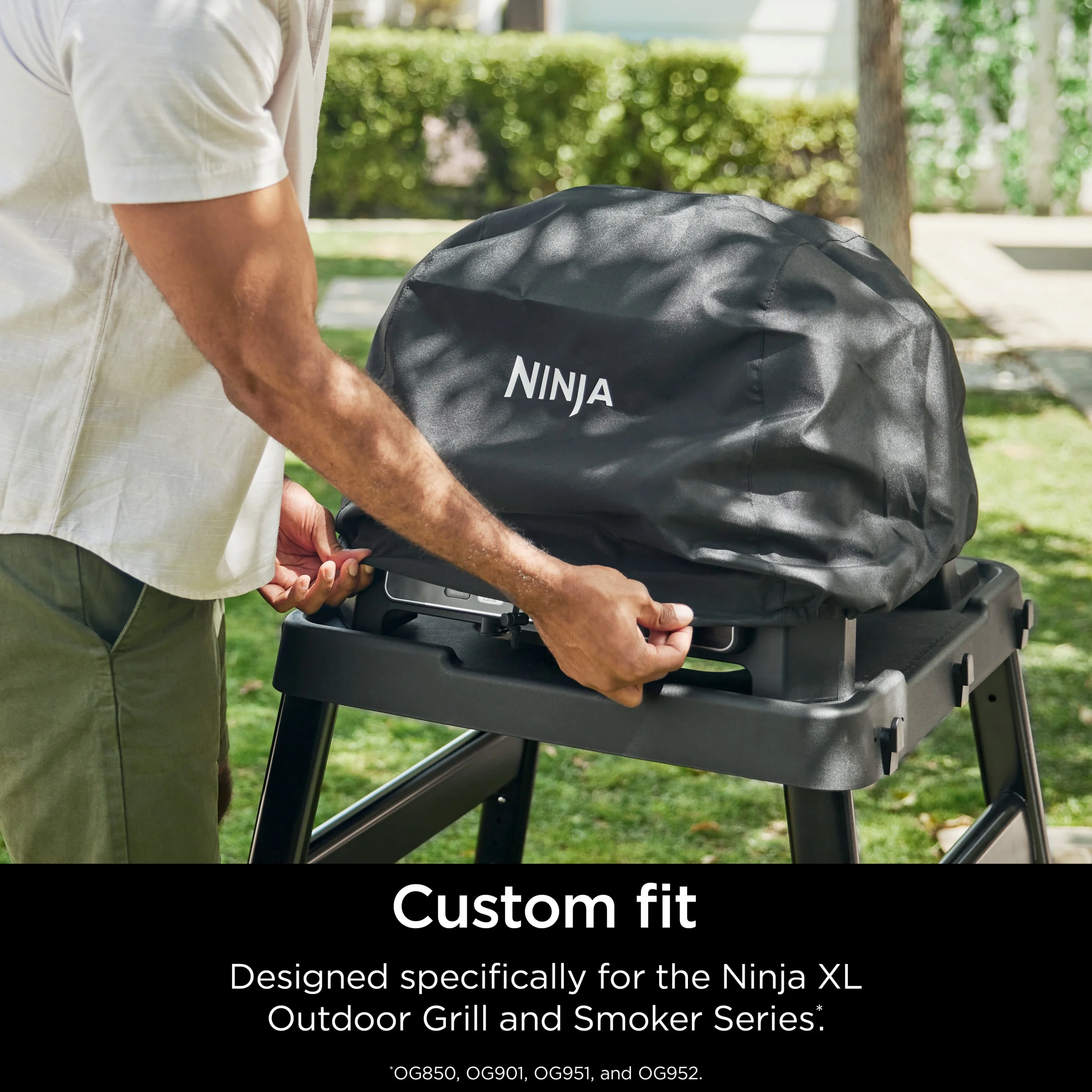 Ninja Woodfire Premium Grill Cover Pro, Compatible with OG800 & OG900 Series, XSKCOVERXL