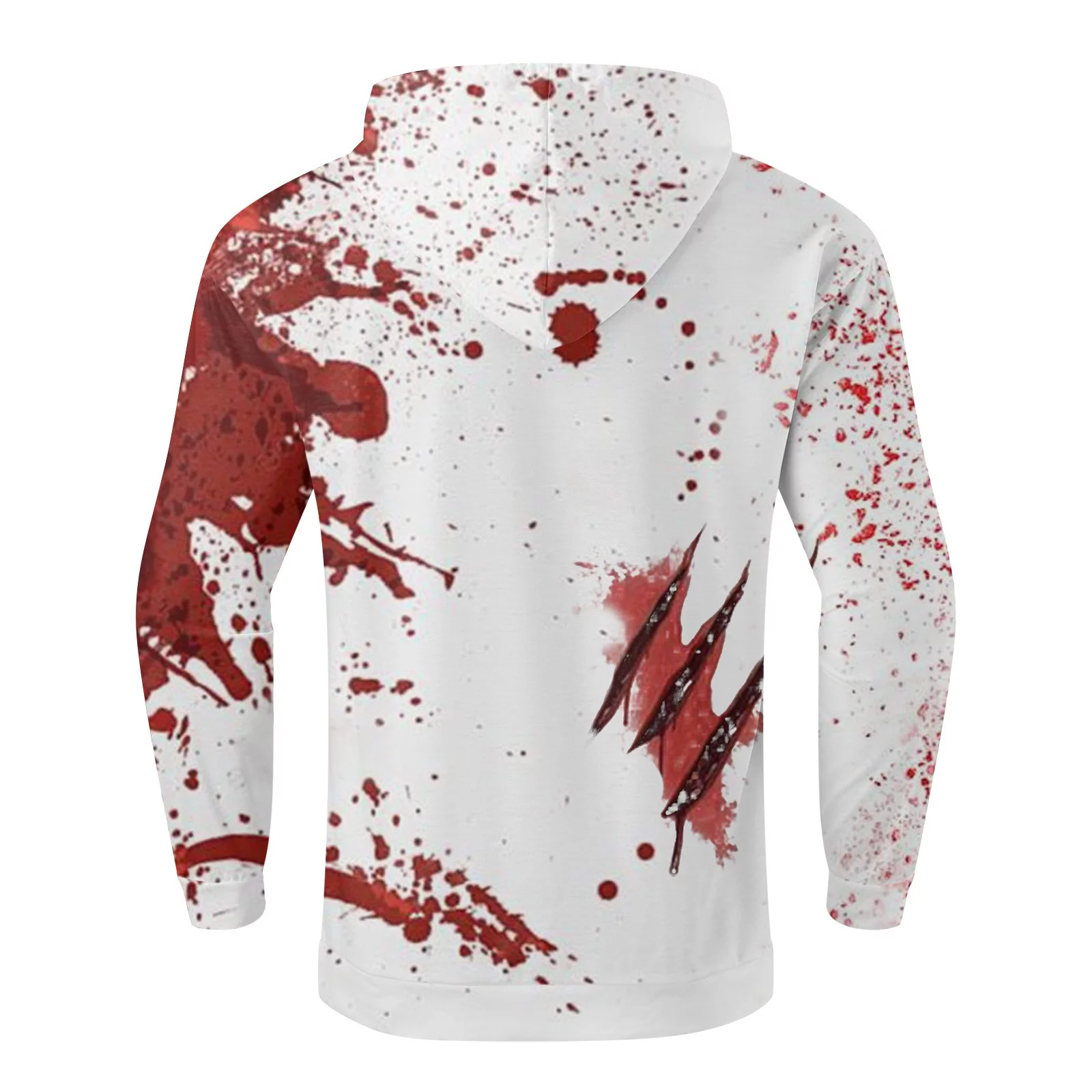 PMUYBHF Men's Sweatshirts Hoodies Graphic Male Autumn and Winter Festival Sweatshirt Long Sleeve Hooded Full Print Top Men's Sweater