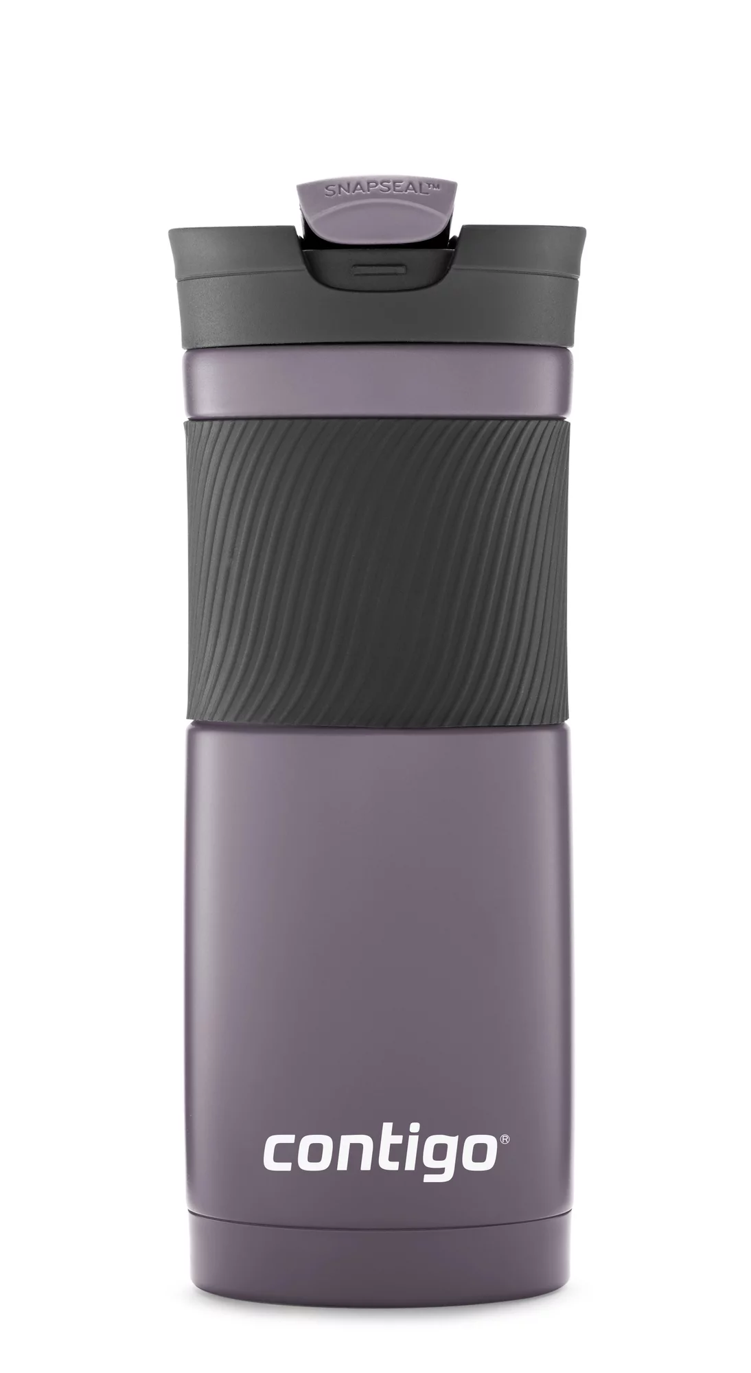 Contigo Byron Snapseal 20 oz Vacuum-Insulated Stainless Steel Travel Mug, Dark Plum