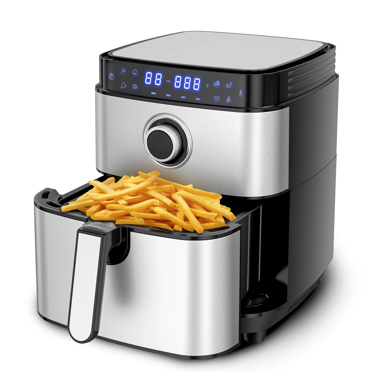 MOOSOO 5.2Qt Air Fryer, 8-in-1 Air Fryer Oven with Digital Touchscreen MA13