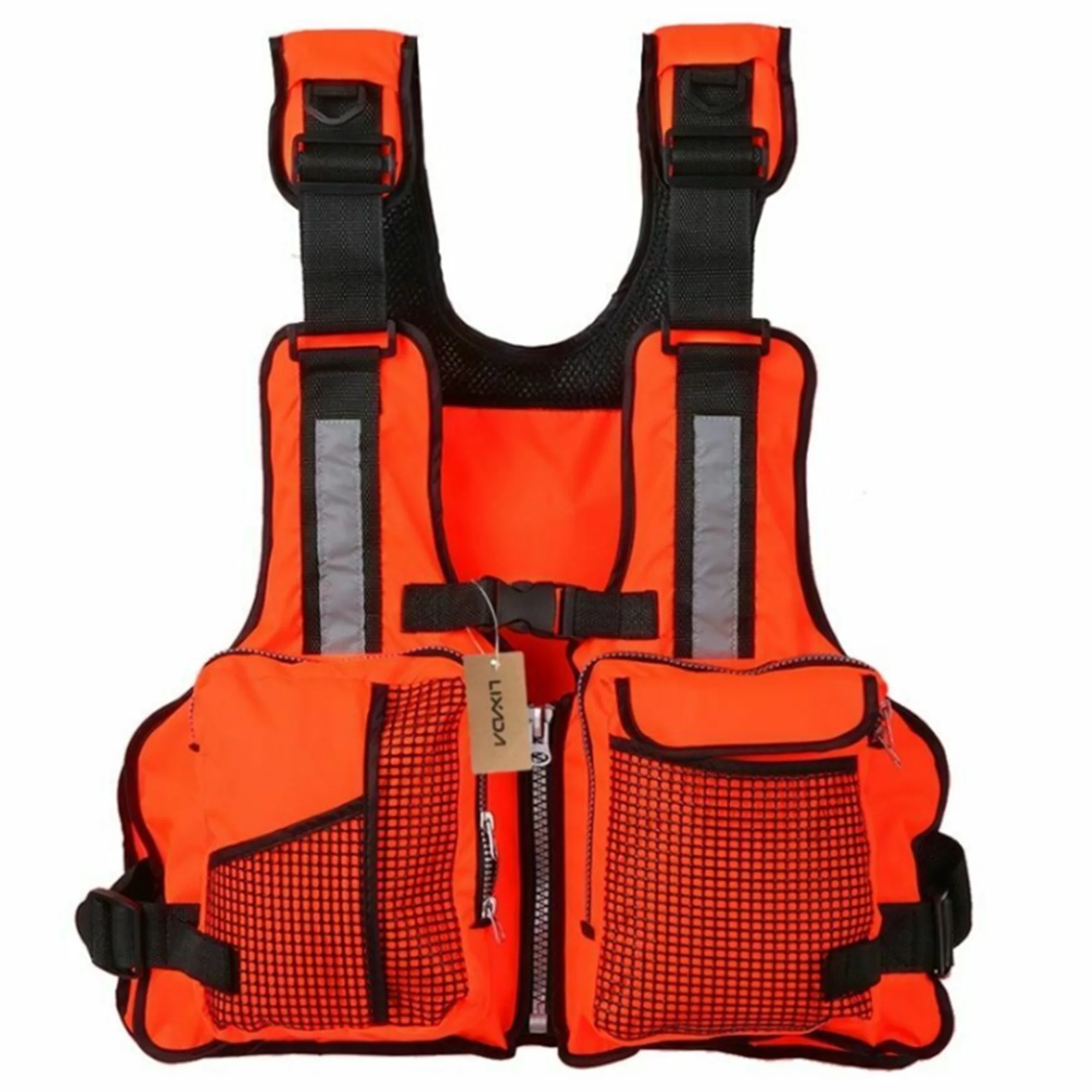 MERSARIPHY Adult Adjustable Life Jacket Vest Marine Reflective Life Saver