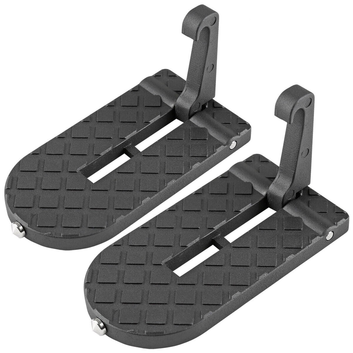 Teledu 2x Folding Car Door Latch Hook Step Foot Pedal Ladder SUV Roof