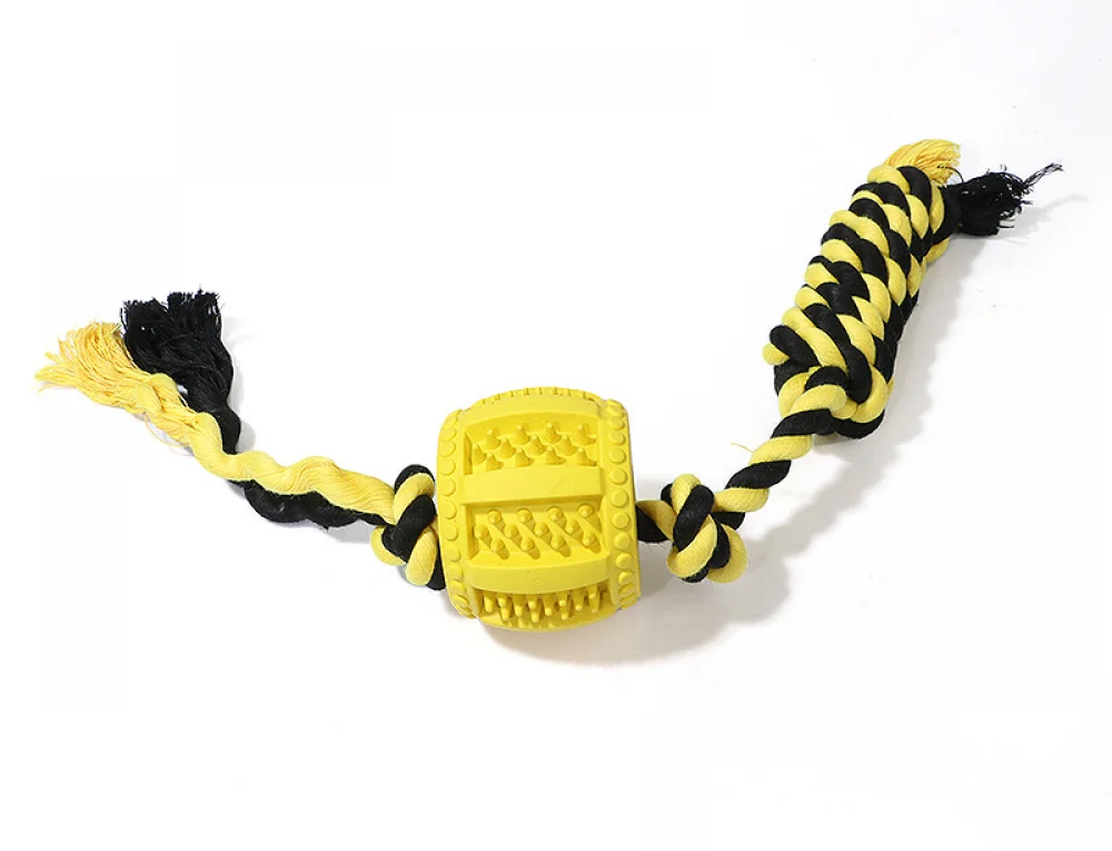 Dog Talking Toothbrush Chew Toys for Aggressive Chewing Breeds, Rubber Molar Sticks Dog Teeth Cleaning Chew Toys for Large and Medium Small Dogs Dental Care (Molar Drum String)