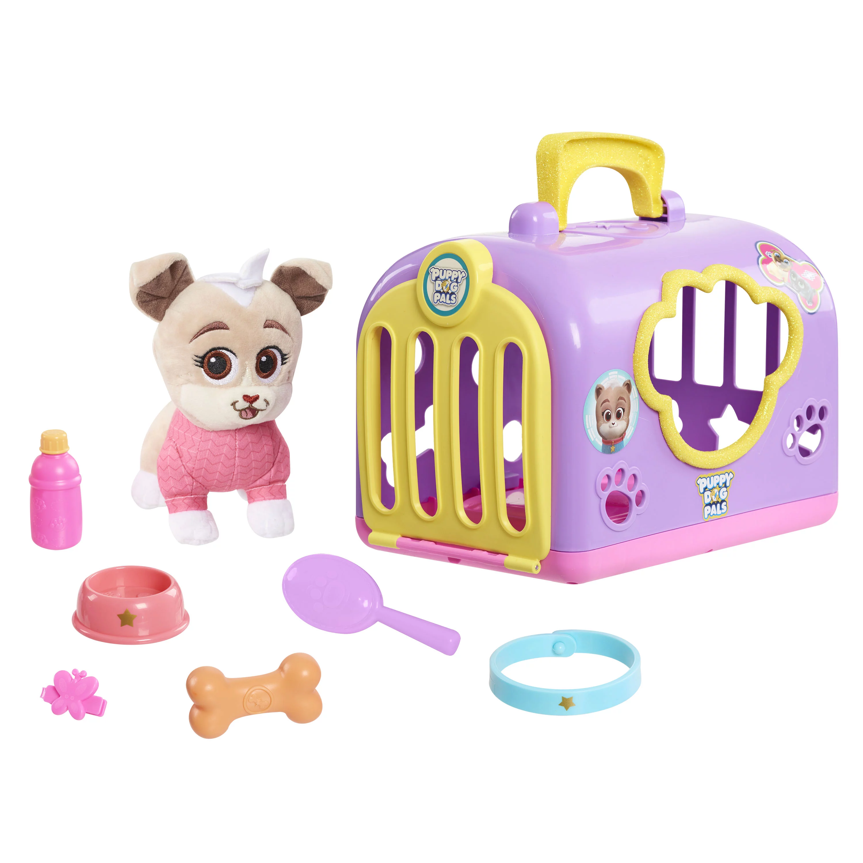 Puppy Dog Pals Groom and Go Pet Carrier, Keia, Ages 3+