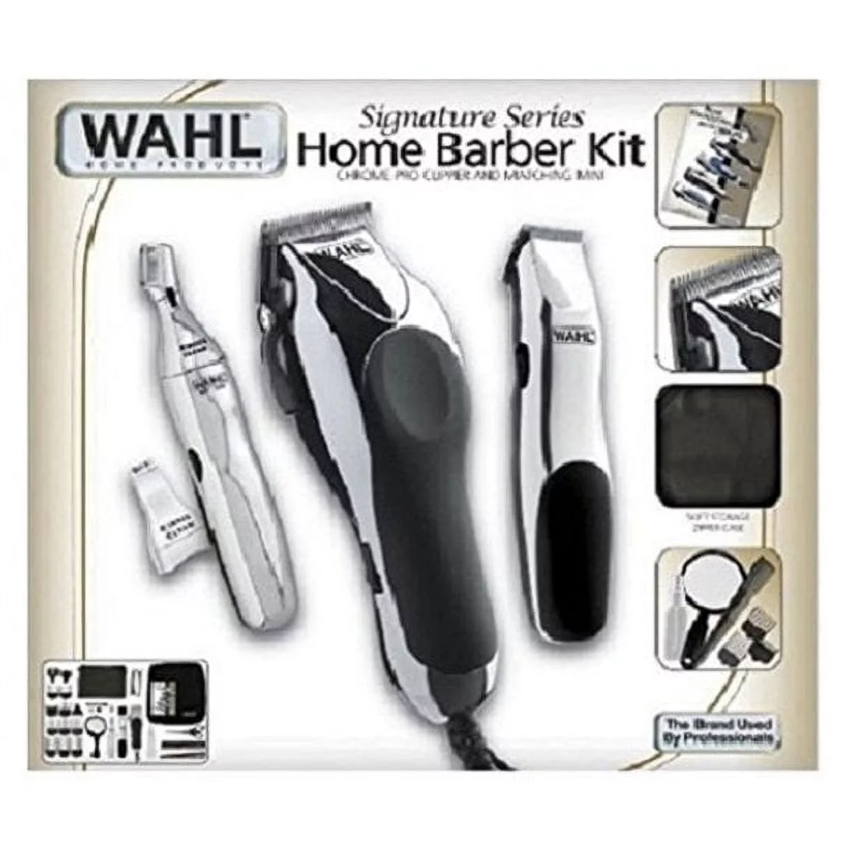 Wahl 30 Piece Hair Cut Home Barber Kit Trimmer Clipper Signature Series Haircut