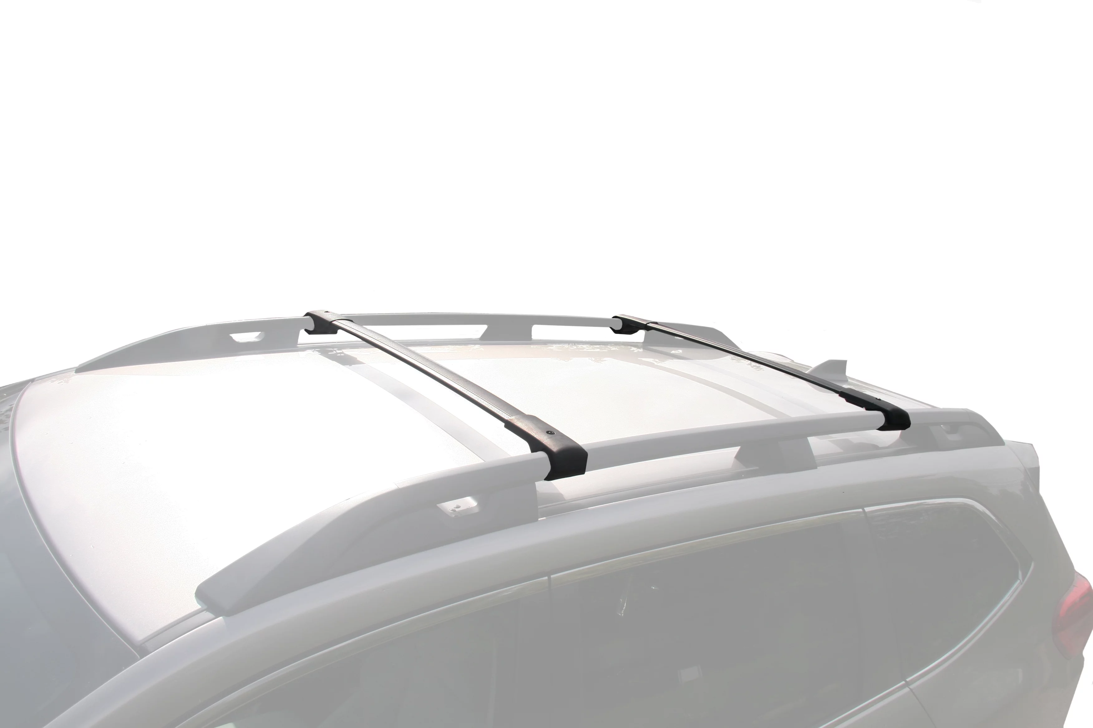 BRIGHTLINES Aero Roof Rack Cross Bars Replacement for Subaru Ascent 2019-2024 a Set of 2pcs, Black Aluminum Top Cargo Rack