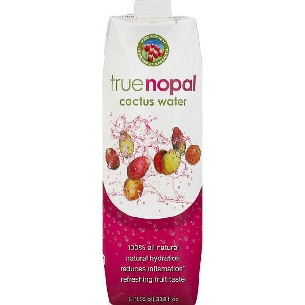 True Nopal: Cactus Water, 33.8 Oz | Pack of 12