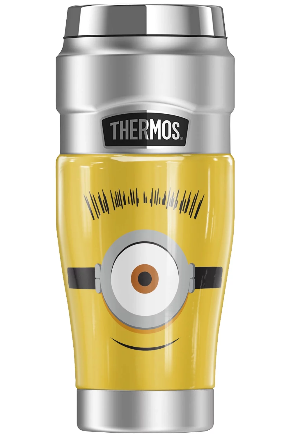 Minions Carl Face THERMOS STAINLESS KING Stainless Steel Travel Tumbler, Vacuum insulated & Double Wall, 16oz