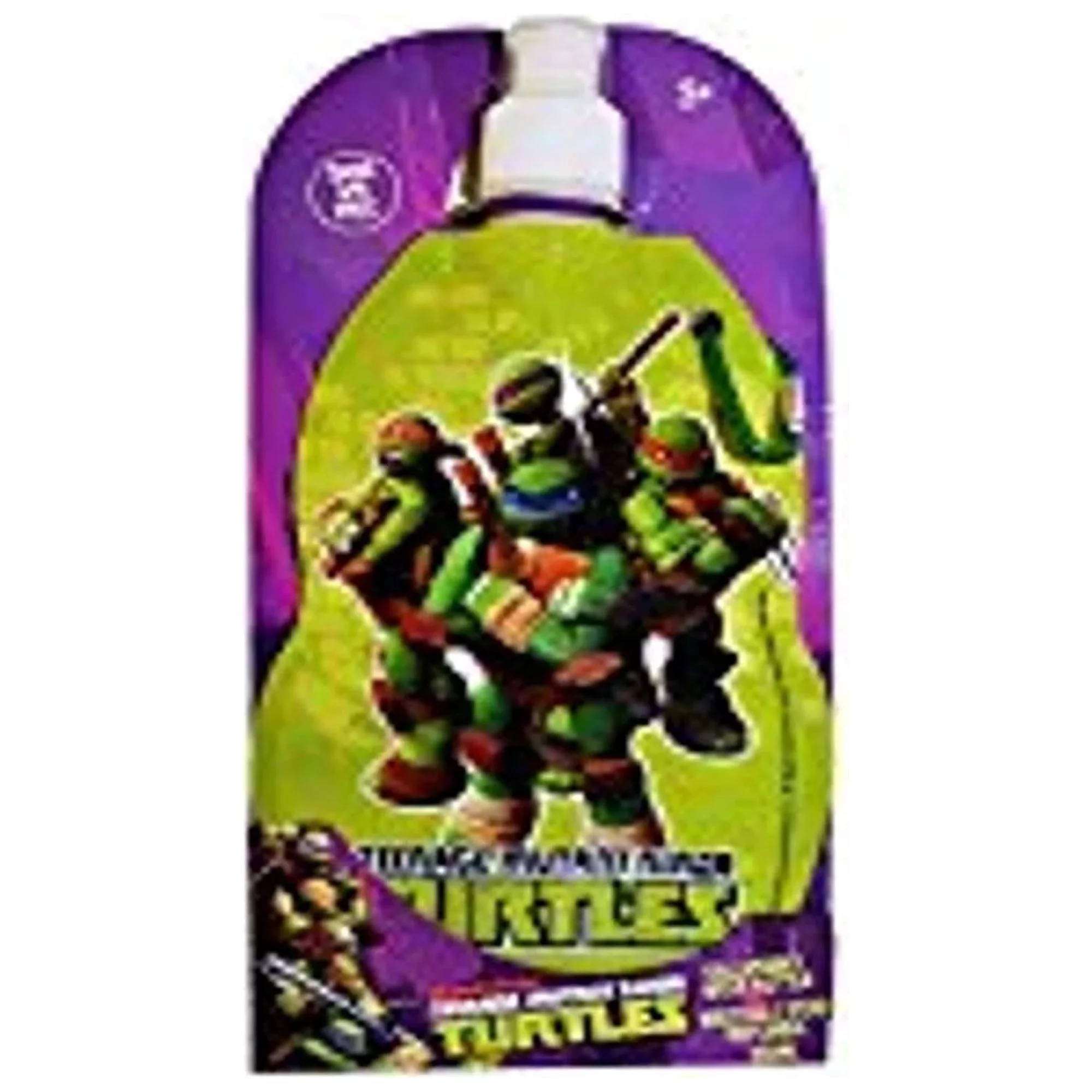 Teenage Mutant Ninja Turtles Collapsible Reusable Eco-Friendly Water Bottle 380ml Sans BPA Free