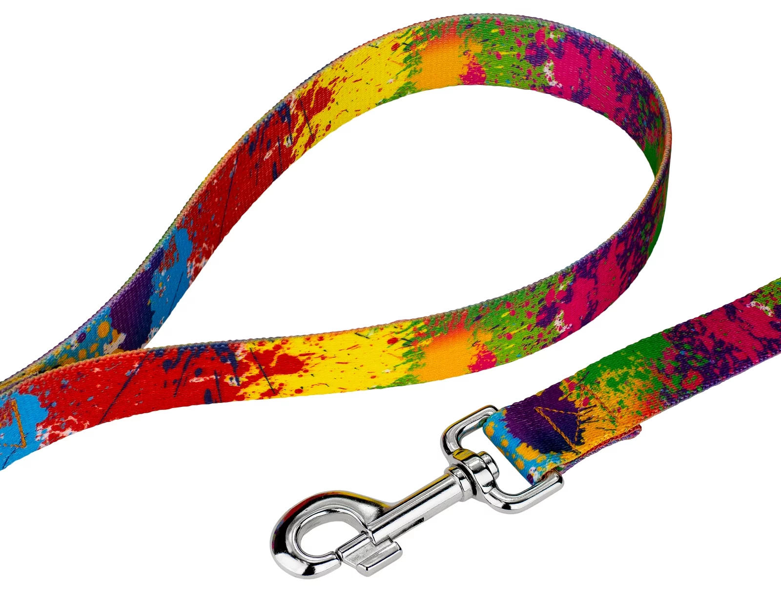 Country Brook Petz® Paint Splatter Martingale Dog Collar and Leash, Extra Small