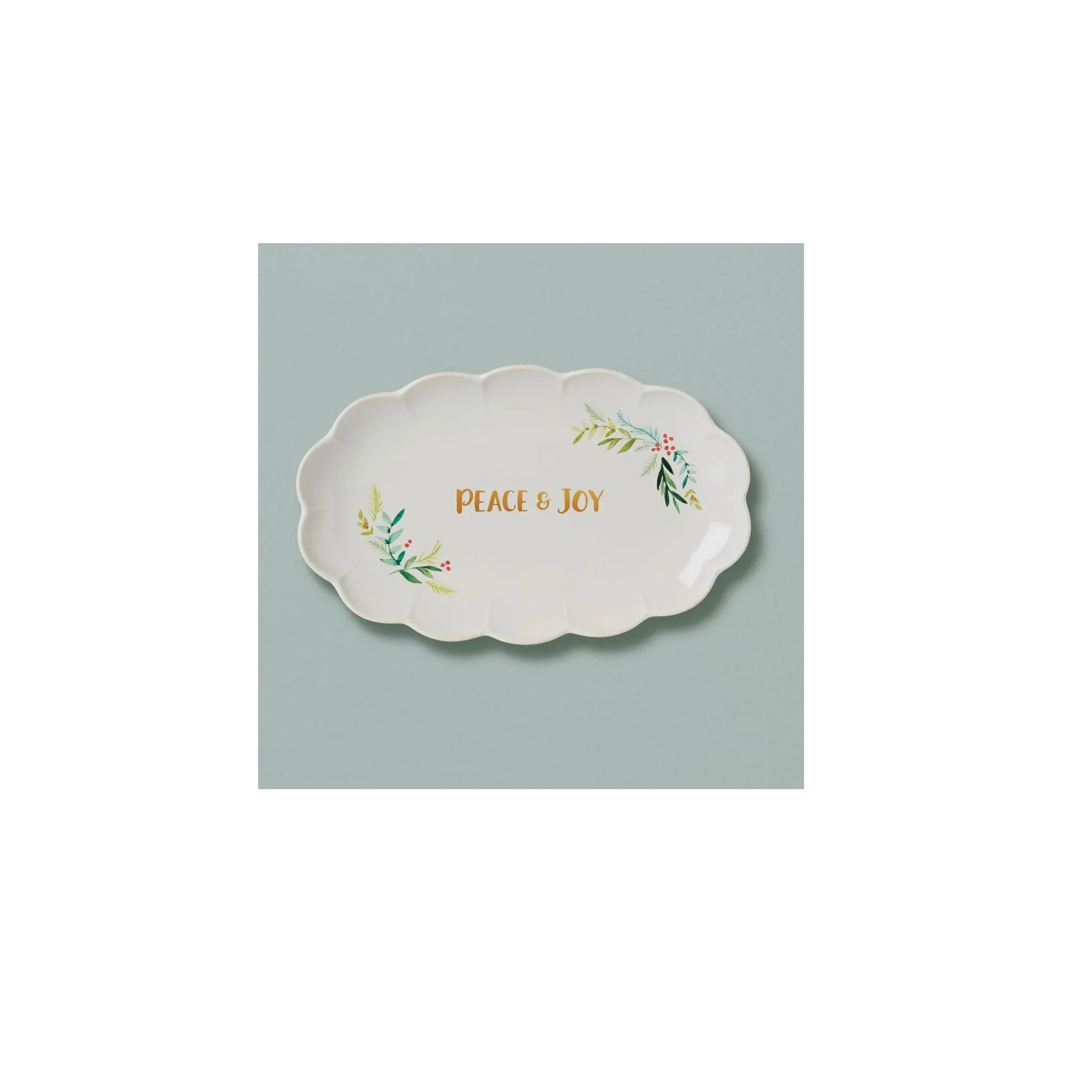 Lenox French Perle Berry Oval Platter