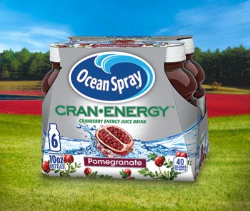 Ocean Spray Cran Energy Pomegranate Juice Drink, 10 Fl Oz, 6 Count