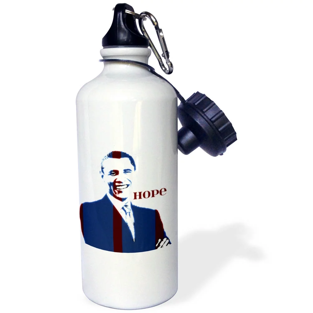 Obama Hope - Presidents - Patriotic Art 21 oz Sports Water Bottle wb-50548-1