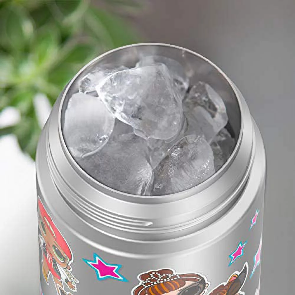 Thermos Funtainer 12 Ounce Stainless Steel Vacuum Insulated Kids Straw Bottle Baby Shark