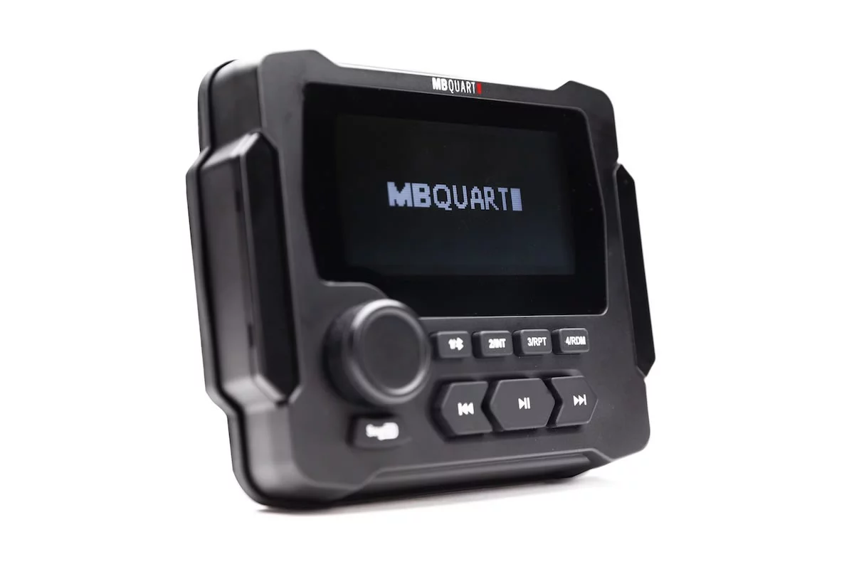MB Quart GMR-LCD Marine/Boat Bluetooth Receiver+2) Black 6.5