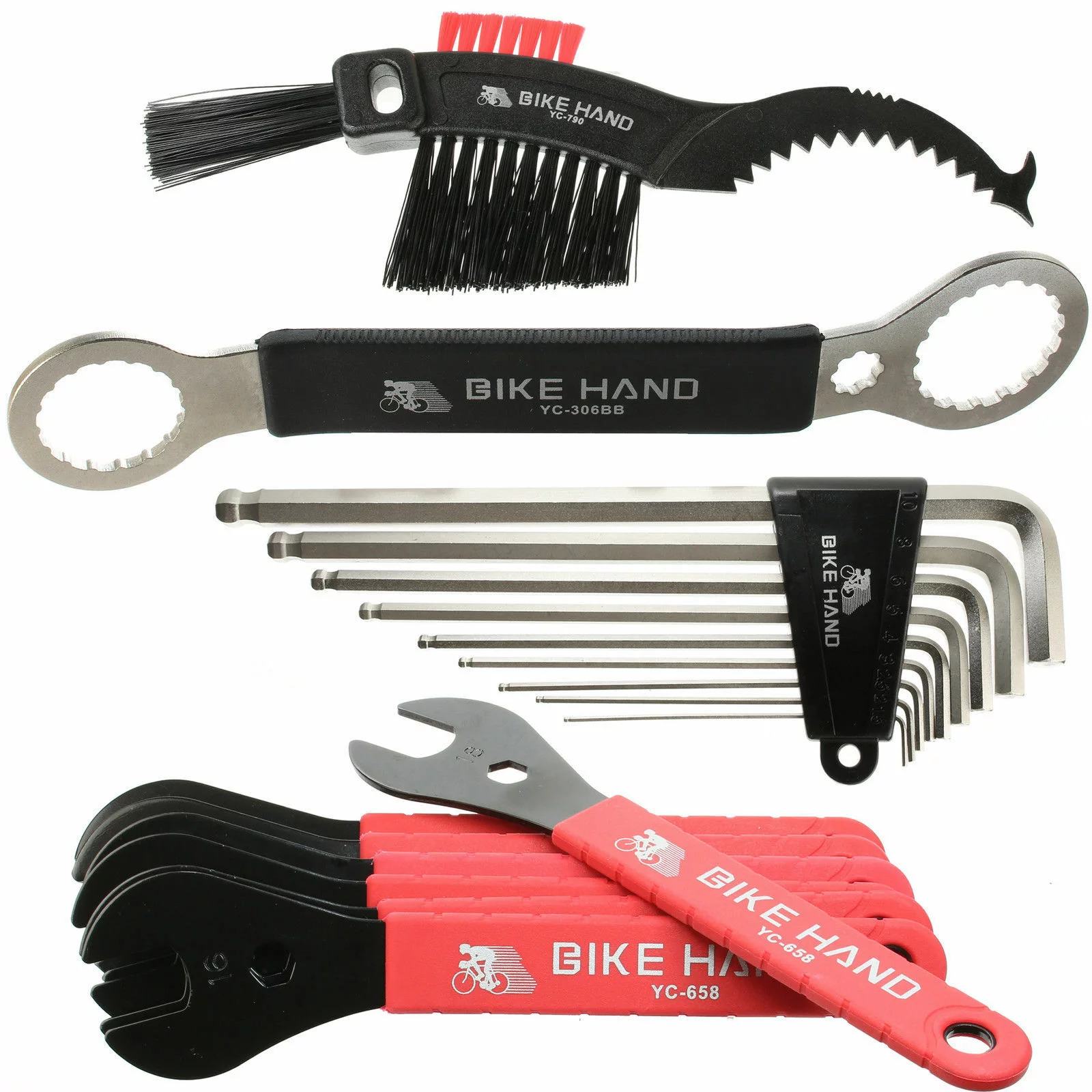 BIKEHAND Complete 37 Piece Bike Bicycle Repair Tools Tool Kit Set