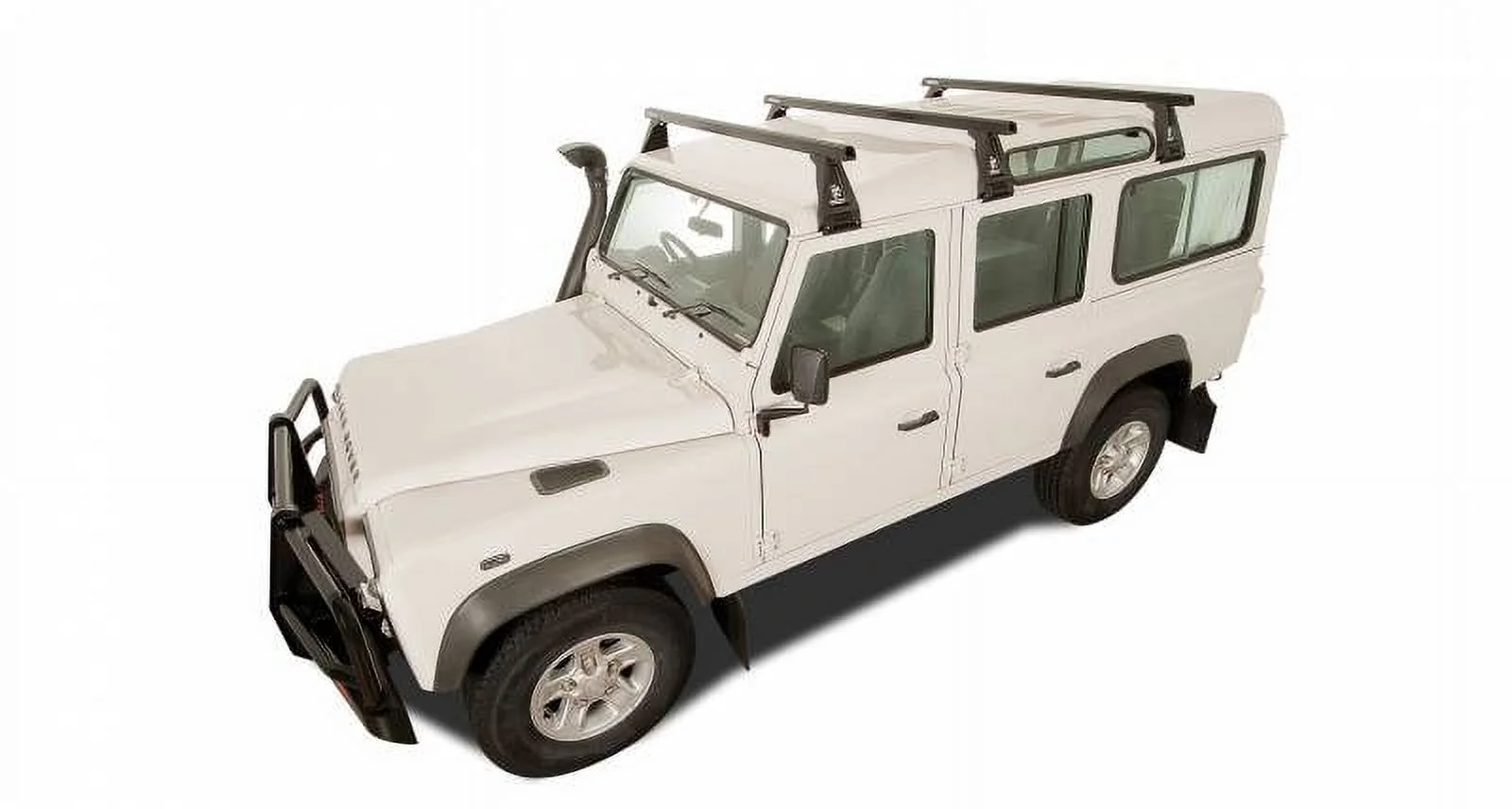 Rhino Rack 1993-1994 Fits Land Rover Defender 110 4dr 4wd Heavy Duty RL210 Black 3 Bar Roof Rack JA0836