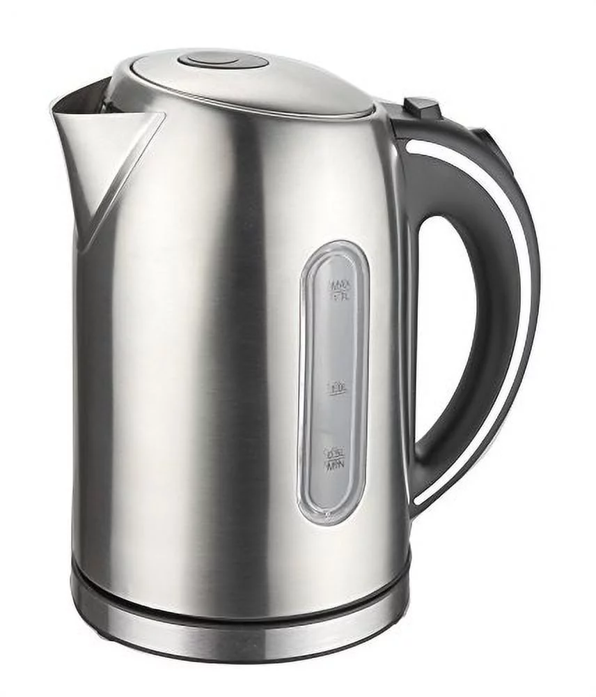 Culinary Edge 1.7 Liter Electric Stainless Steel Tea Water Fast Cordless Kettle