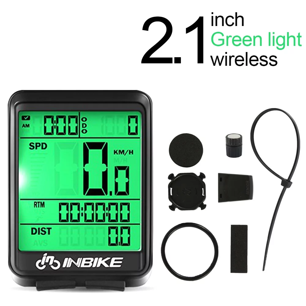 NKTIER Waterproof Wireless Bicycle Speedometer Digital Bicycle Computer Speedometer Odometer Wireless for Training Hiking Climbing Riding