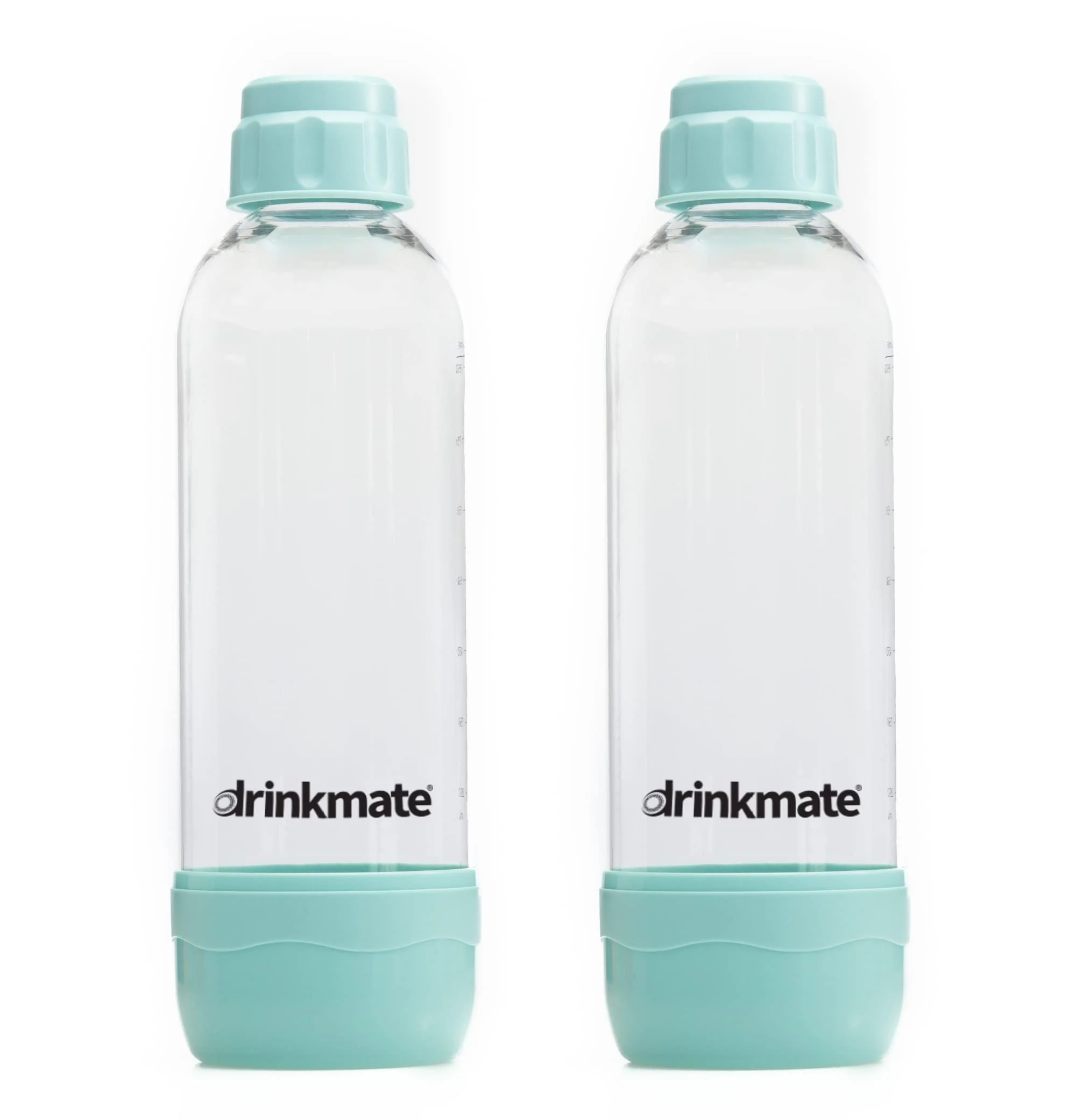Drinkmate Carbonation Bottles (2 Pack) (1 L, Arctic Blue)