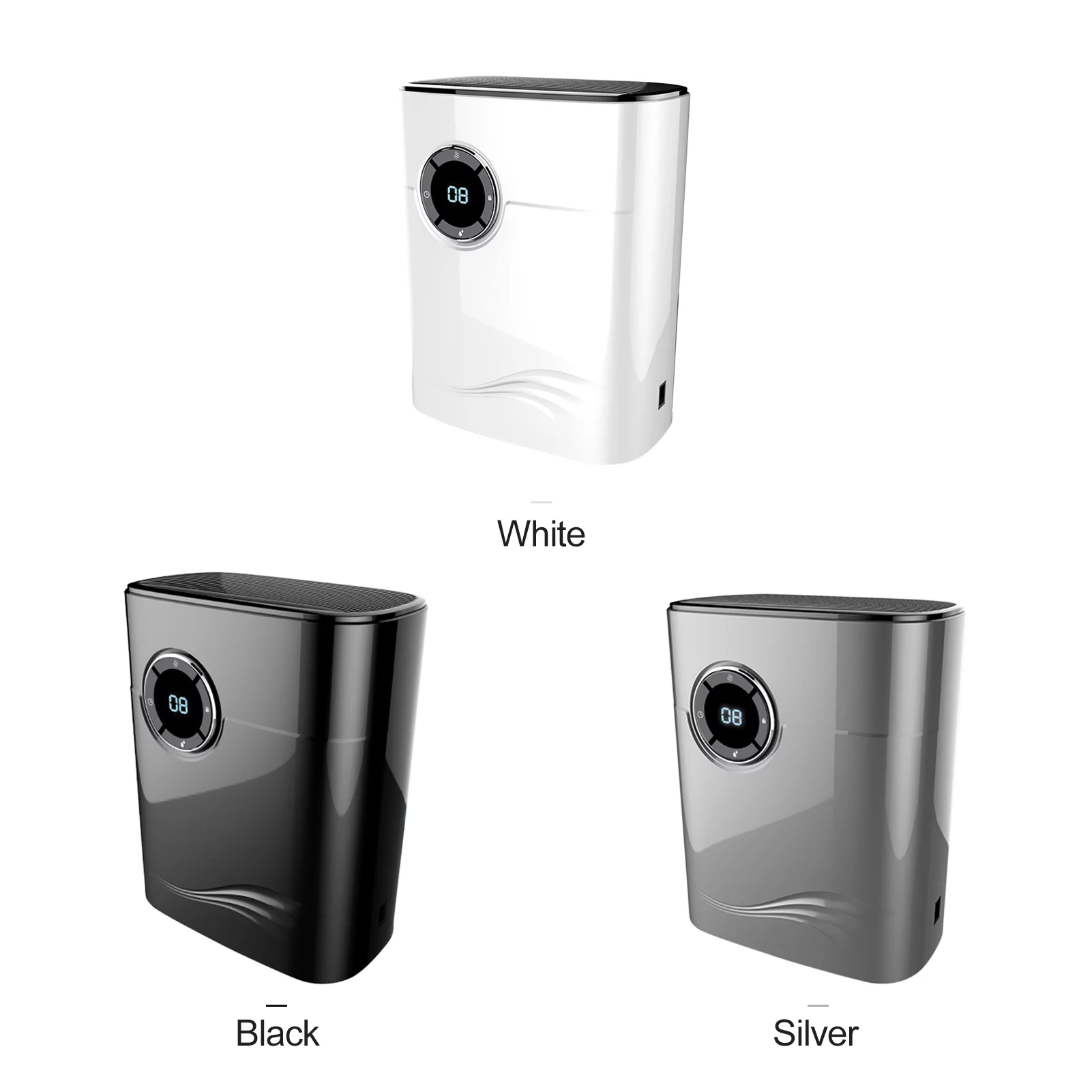 1200mL Dehumidifier to 215 Sq. Ft Portable Small Dehumidifier Auto-off Protection Humidity Control for Home Basements Bedroom Garage Wardrobe RV