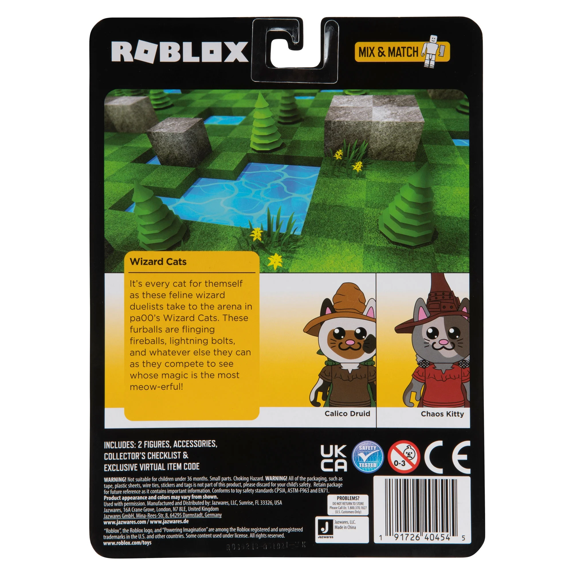 Roblox Celebrity Collection Game Packs Wizard Cats [Includes Exclusive Virtual Item]