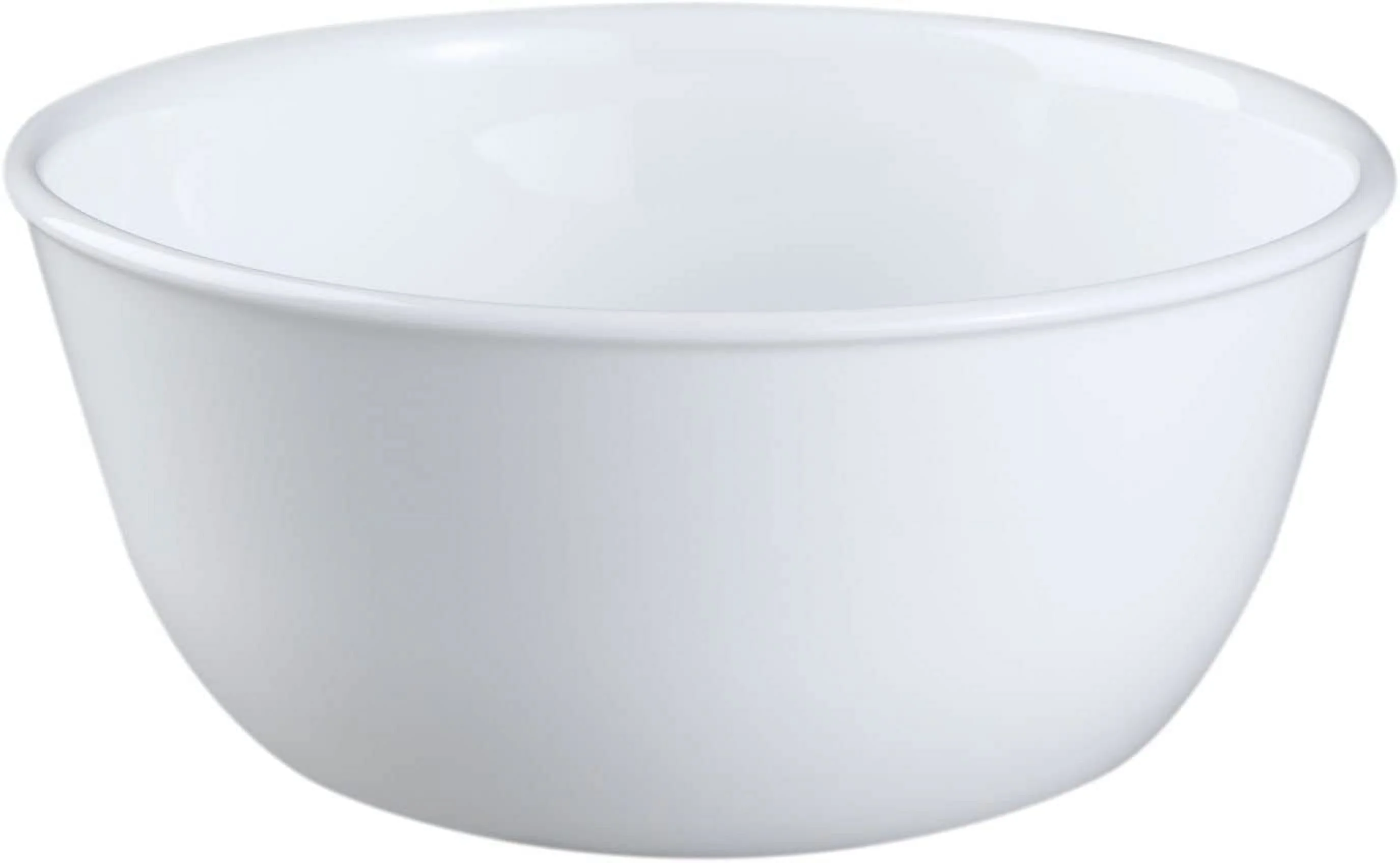 Coordinates Wh Livingware Super Glass Soup/Cereal Bowl, 28 Oz, Winter Frost White, Set Of 3